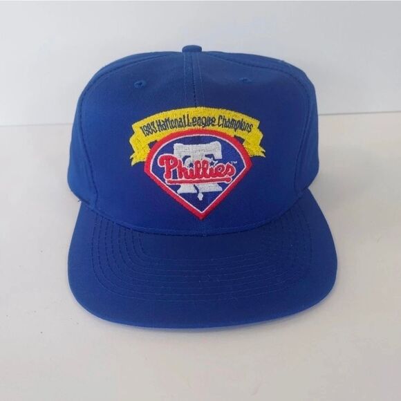 Vintage 1993 Philadelphia Phillies National League Champs Texaco Snapback Hat